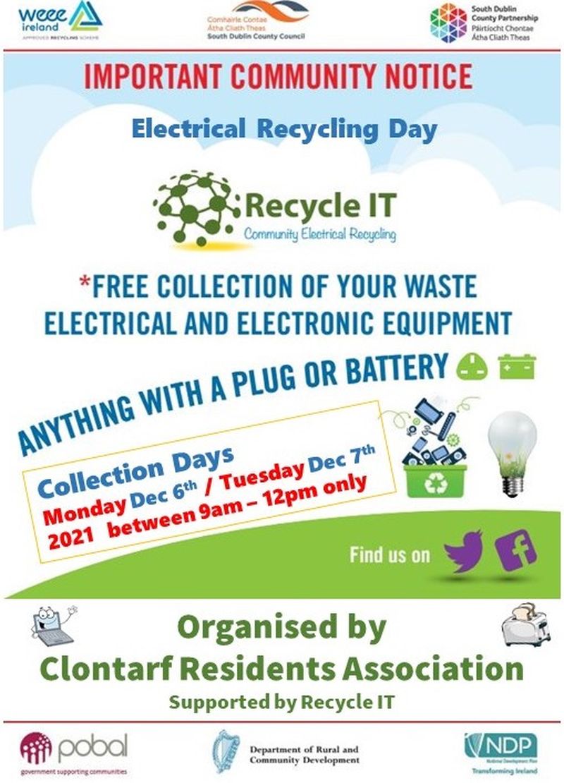 WEEE Recycling Returns 6th & 7th December